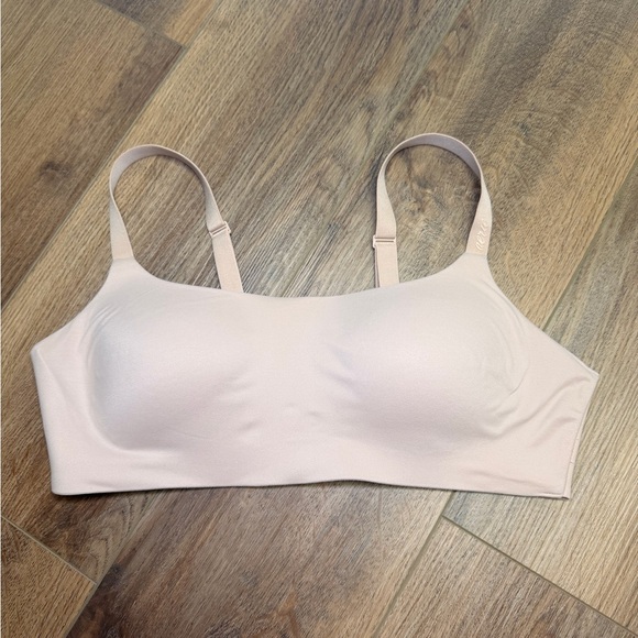 Aerie Smoothez Bra-ish Wireless Bralette Large Nude Sands Seamless Comfort Bra - Picture 2 of 13